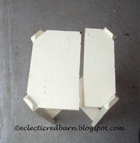 Eclectic Red Barn: Broken plant stand