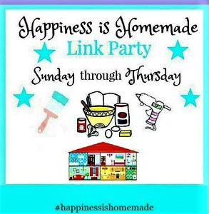 Happiness Is Homemade. Share NOW. #happinessishomemade, #linkyparty #eclecticredbarn #hih