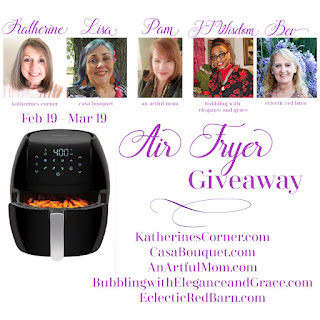 Air Fryer Giveaway: Share NOW. #giveaway #airfryer #eclecticredbarn