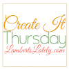 Create It Thursday #156 (Plus Features)