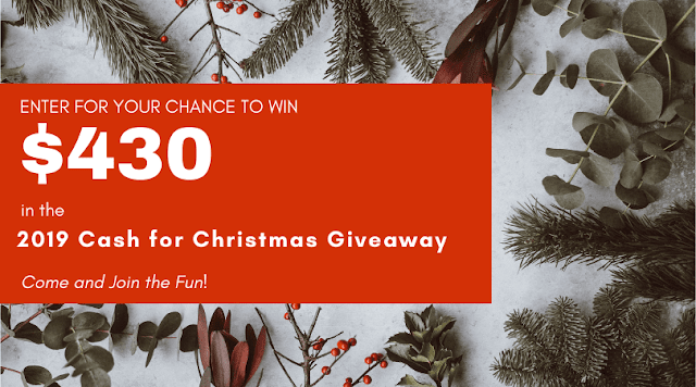 Cash for Christmas Giveaway. Share NOW. #giveaway #cash #Christmas #eclecticredbarn