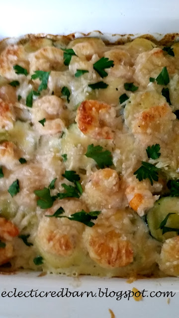 Eclectic Red Barn: Shrimp Veggie Casserole
