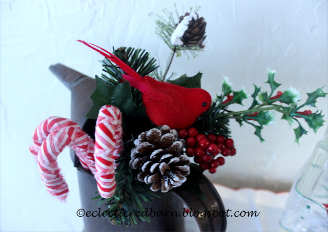 Eclectic Red Barn. Share NOW. #candycanes #christmasdecor #decor #eclecticredbarn