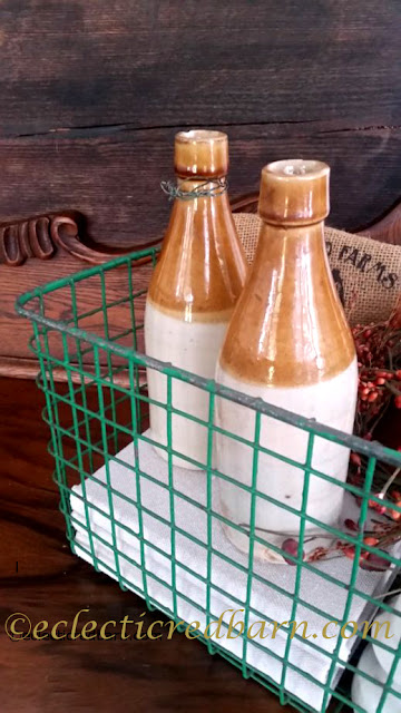 vintage metal gym locker. Share NOW. #wirebasket #vintage #decor #eclecticredbarn