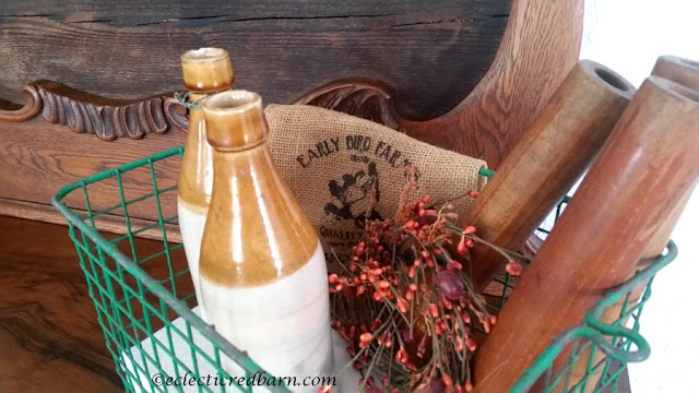 vintage metal gym locker. Share NOW. #wirebasket #vintage #decor #eclecticredbarn