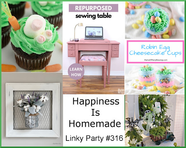 Happiness Is Homemade. Share NOW.#linkyparty #HIH #happinessishomemade #linkyparty #eclecticredbarn