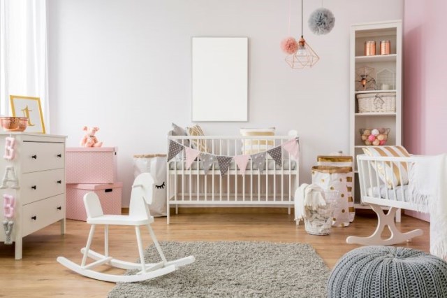 Pink and grey Nursery