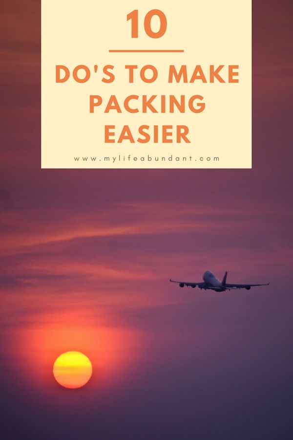 packing tips for travel