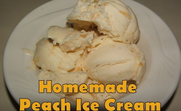 Peach pie ice cream recipe